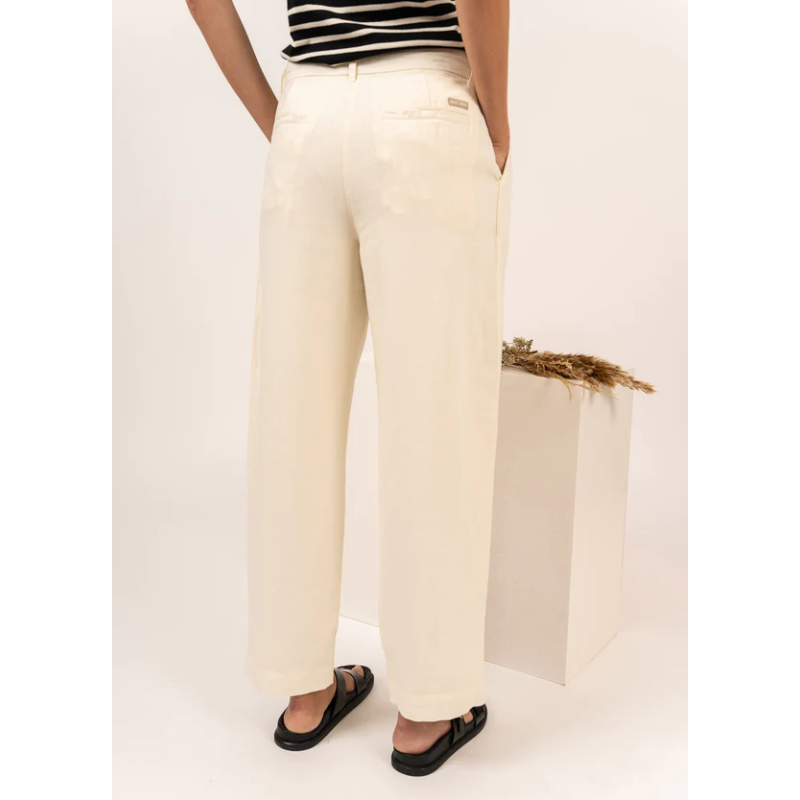 Pantalon droit Aline blanc