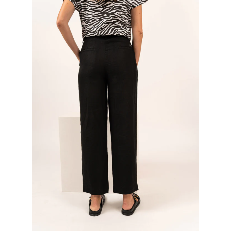 Pantalon droit Aline noir