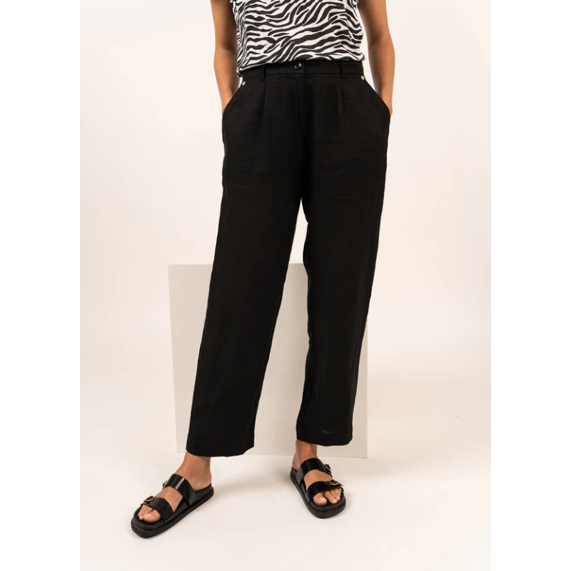 Pantalon droit Aline noir