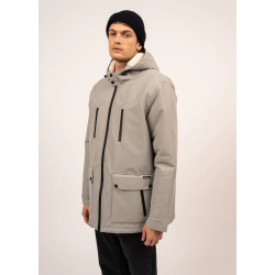 Parka St Gaetan imperméable gris
