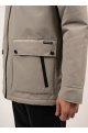 Parka St Gaetan imperméable gris