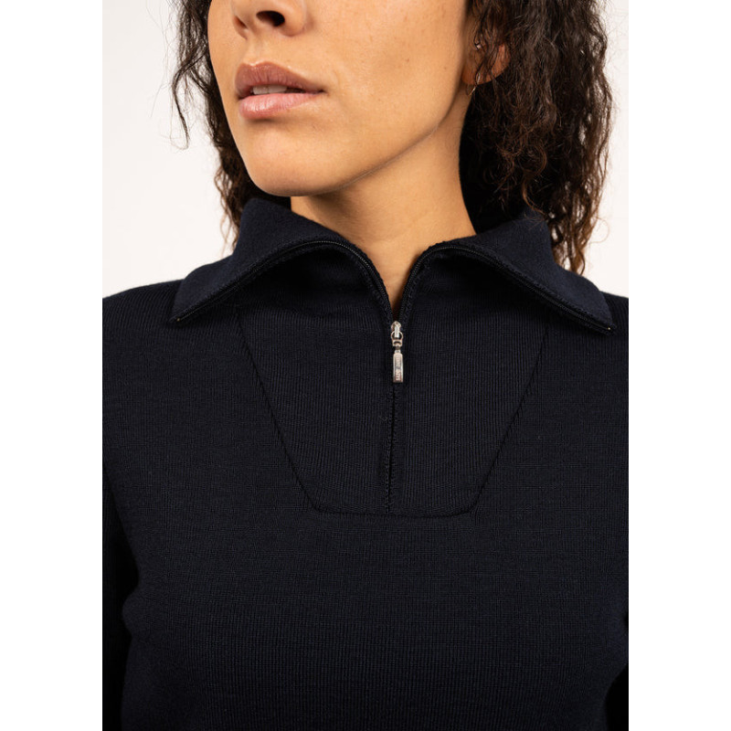 Pull Passerelle col camionneur navy