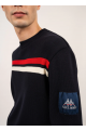 Pull Malherbe navy kappa