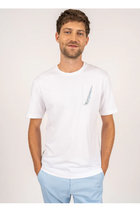 T-shirt Cyprien blanc