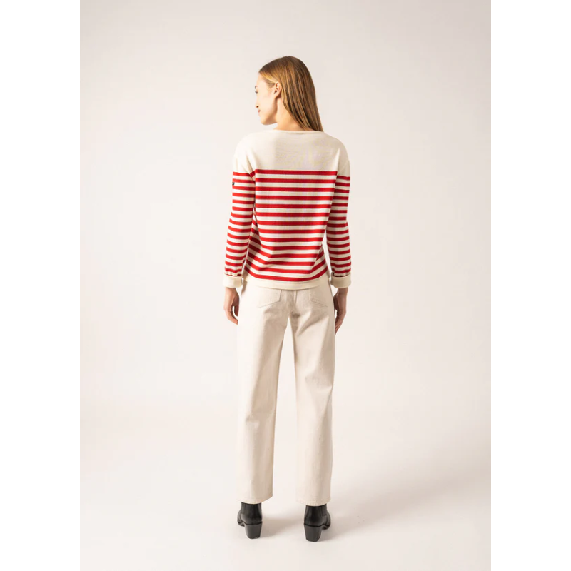 Pull rayé Ecrins Laine douce