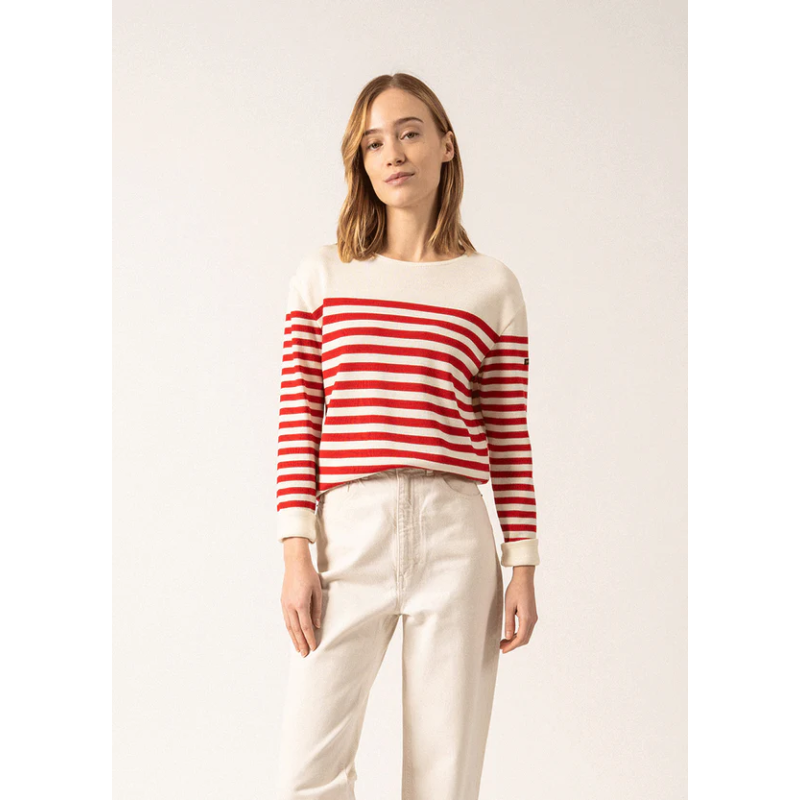 Pull rayé Ecrins Laine douce