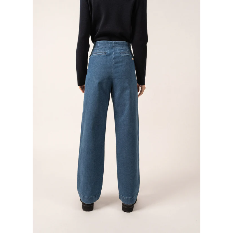 Pantalon à ponts Torie en denim