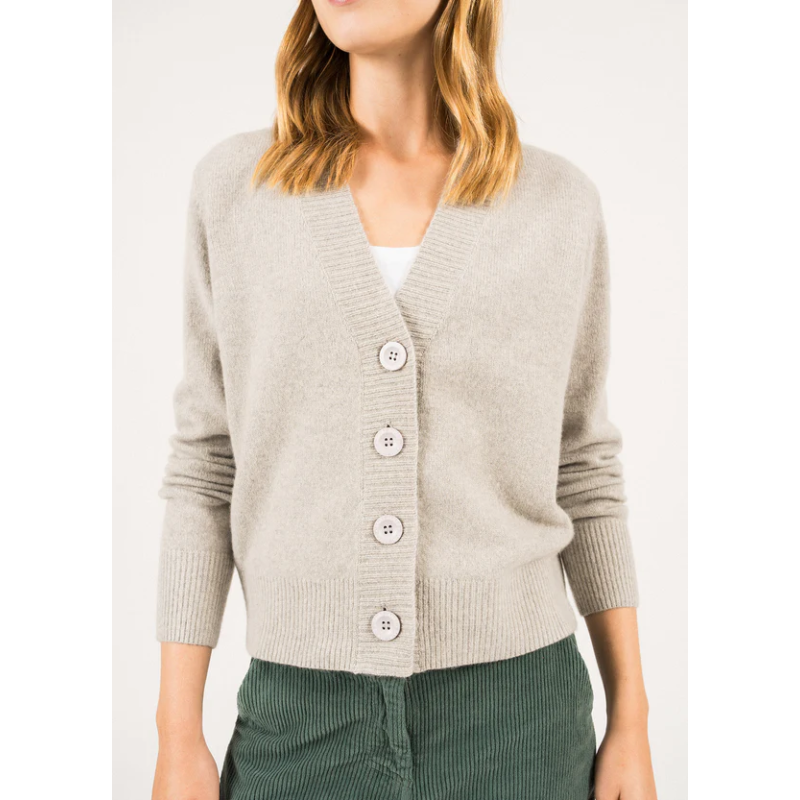 Gilet en laine Belfast Gris clair