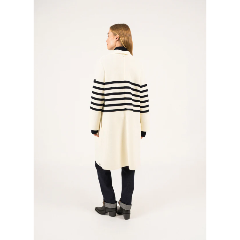 Manteau en laine Bon Secours SAINT JAMES x Romain Brifault