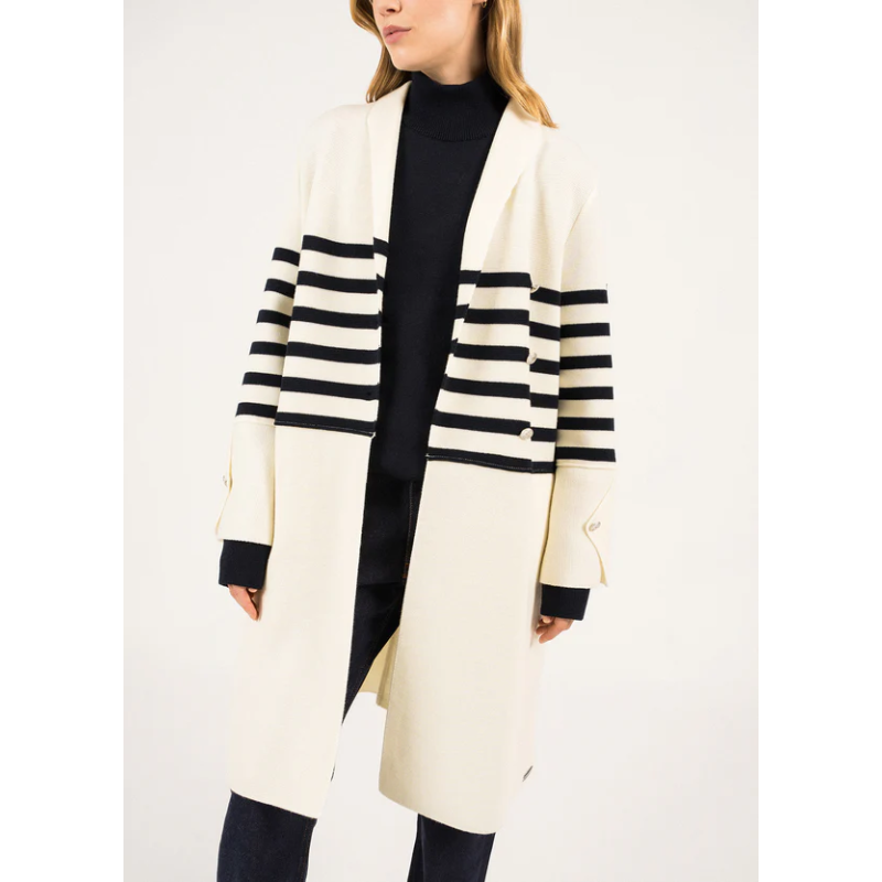 Manteau en laine Bon Secours SAINT JAMES x Romain Brifault