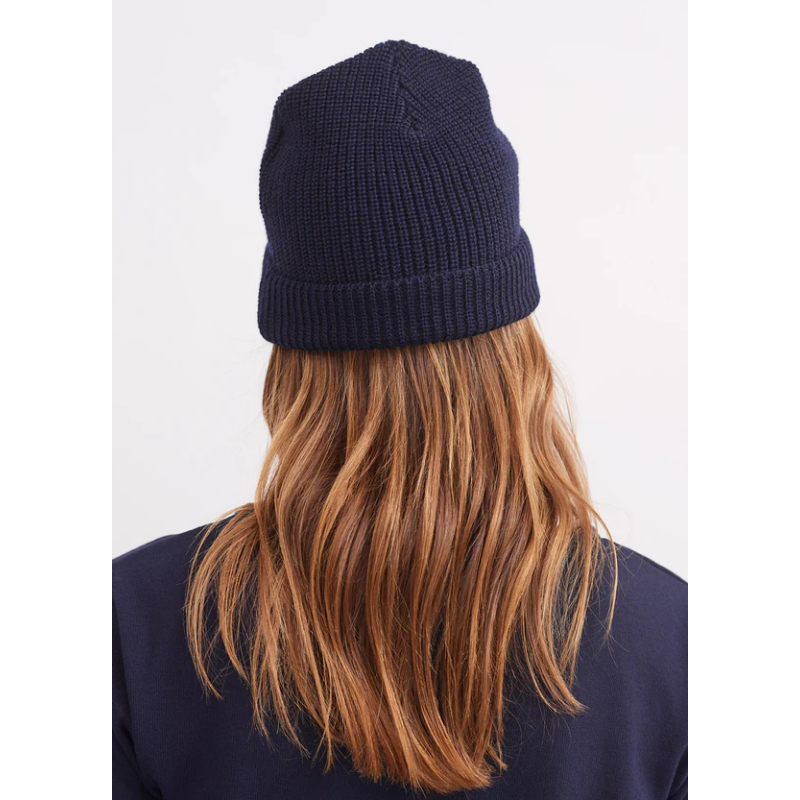 Bonnet uni Perle Marine