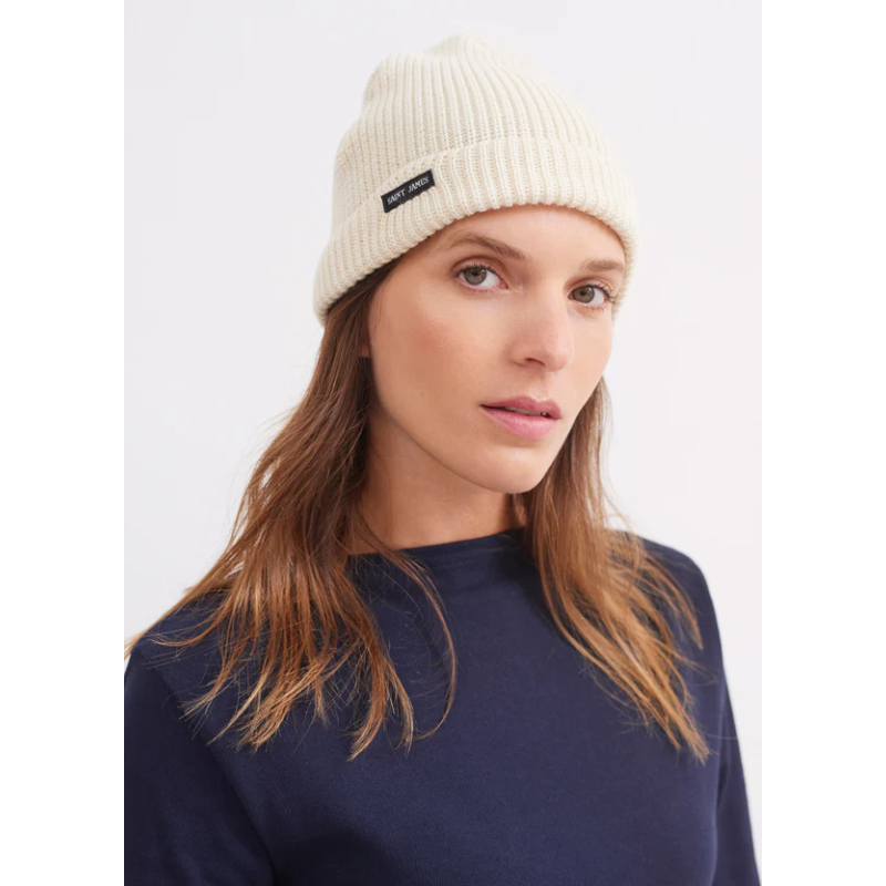 Bonnet uni Perle Ecru