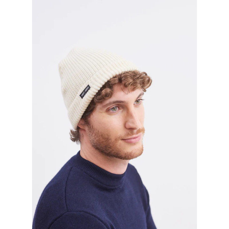 Bonnet uni Perle Ecru