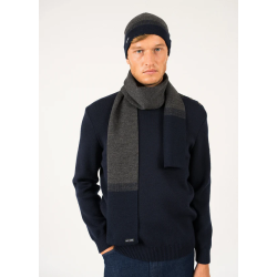 Echarpe bicolore Bretagne Gris/Marine