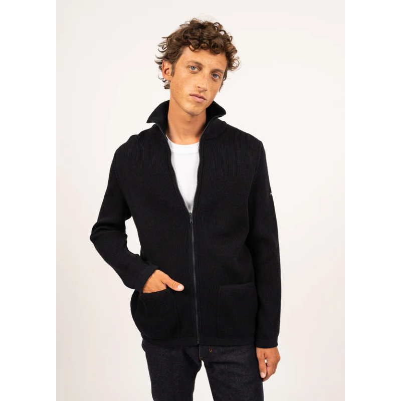 Veste zippée Quiberon Navy