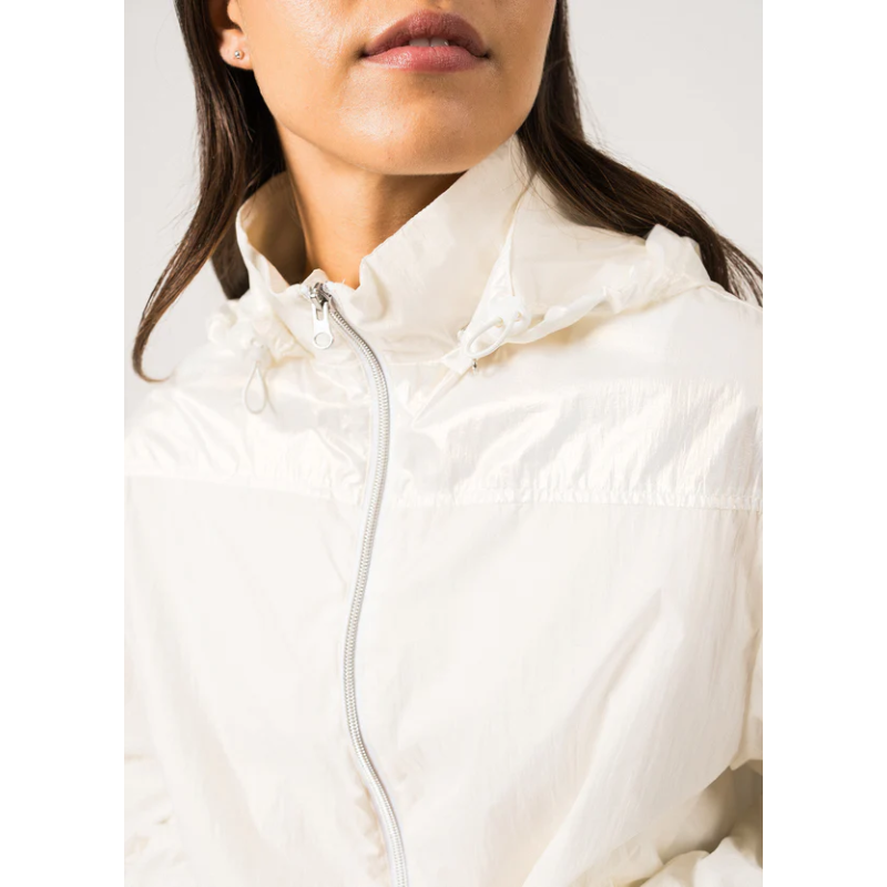 Veste coupe-vent Dorothée craie irisé