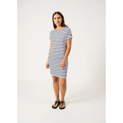 Robe marinière Villefranche Neige/Marine