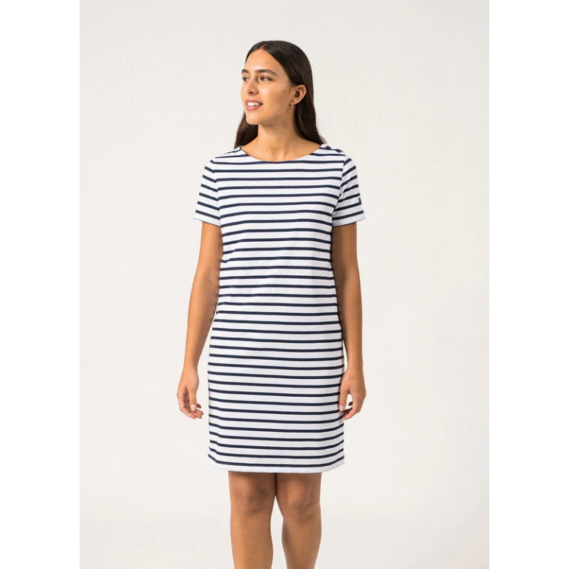 Robe marinière Villefranche Neige/Marine