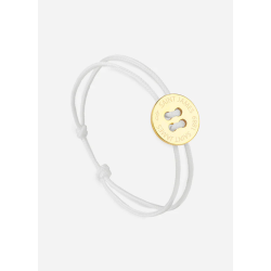 Bracelet bouton Or/Blanc SAINT JAMES x Le Vent à la française