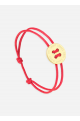 Bracelet bouton Or/Rouge