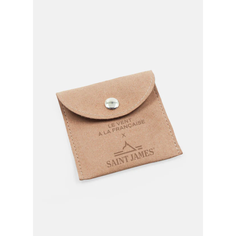 Bracelet bouton Argent/Marine