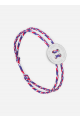 Bracelet bouton Argent/Tricolore