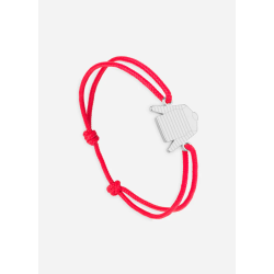 Bracelet Marinière Argent/Rouge SAINT JAMES x Le Vent à la française