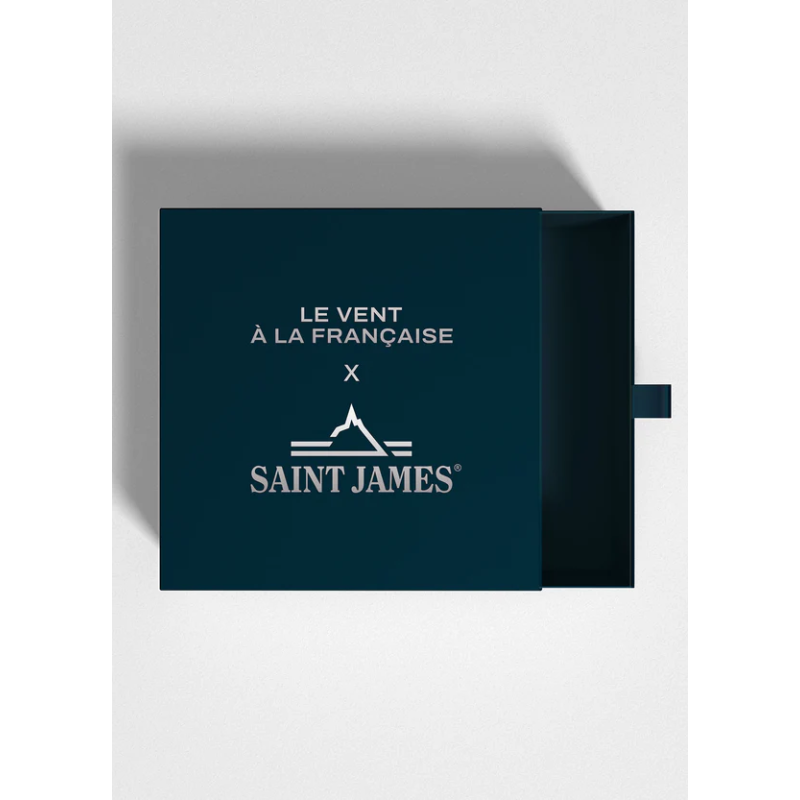 Bracelet marinière Or/rayé Blanc/Marine