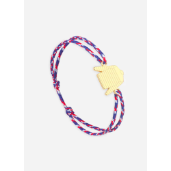 Bracelet marinière Or/Tricolore