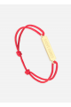 Bracelet logo Or/Rouge SAINT JAMES x Le Vent à la française