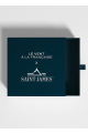 Bracelet logo Or/Rouge SAINT JAMES x Le Vent à la française