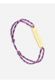 Bracelet logo Or/Tricolore