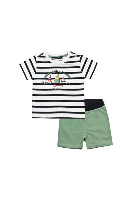 Ensemble Charavoile T-shirt+Short - Week end à la mer