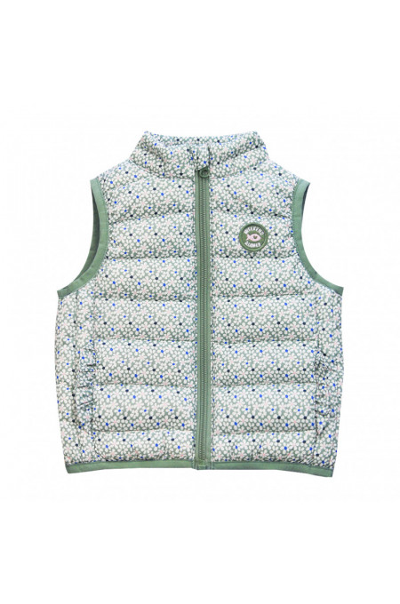 Doudoune sans manches Luckynette mini fleurs Peppermint
