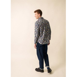 Chemise Livio à fleurs -...