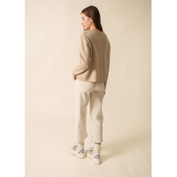 Gilet en laine Aoste beige...