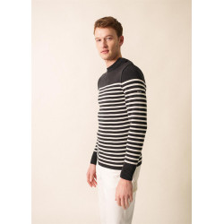 Pull marin rayé Rochefort...