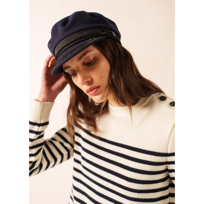 Casquette marin en Laine -...