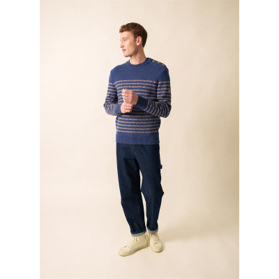 Pull marin Binic West rayé...