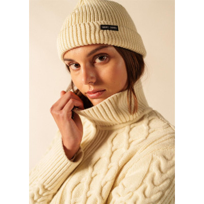 Bonnet uni en Laine Perle...