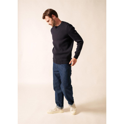 Pull marin en Laine Cancale...