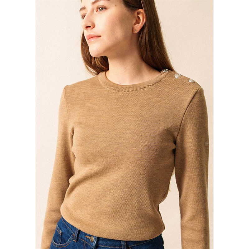 pull marée beige foncé