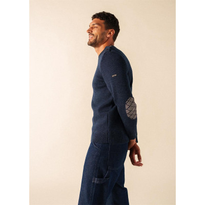 Pull marin en Laine Cancale...