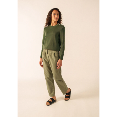 Pull Cancale Femme Algue -...