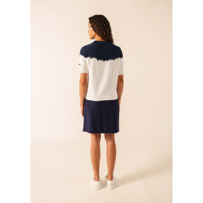 Pull Nicosie Ecume/Marine -...