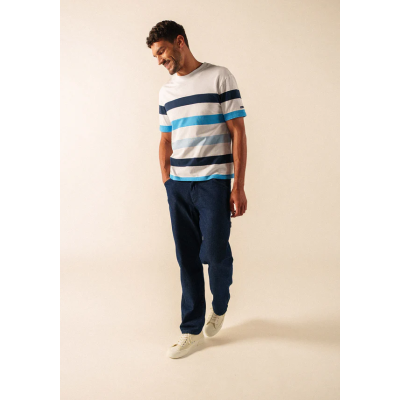 T-shirt Phileas Blanc/Flot...