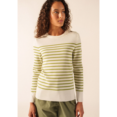 Pull Brégançon R Blanc/Oil