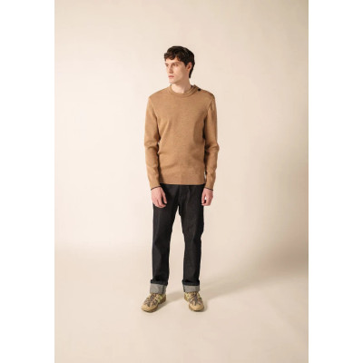 Pull RIVES Beige Foncé -...