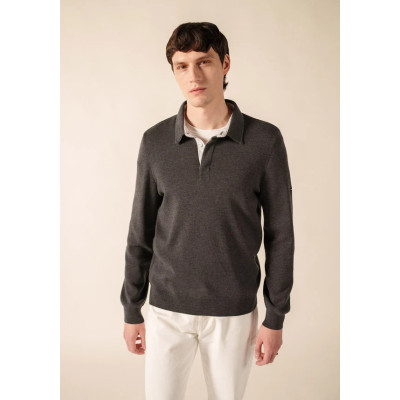 Pull Polo BADEN Gris Foncé...