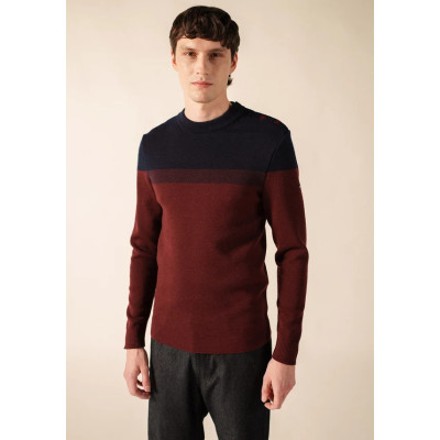 Pull BRETAGNE Tweed/Marine...